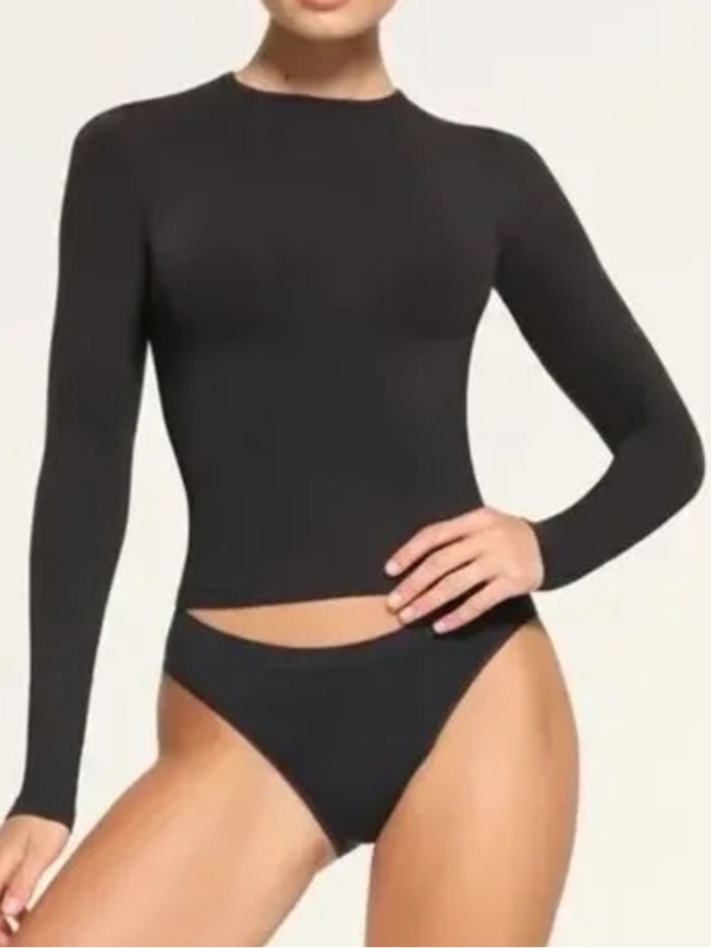 SKIMS Soft Smoothing Seamless Long-Sleeve Eclipse